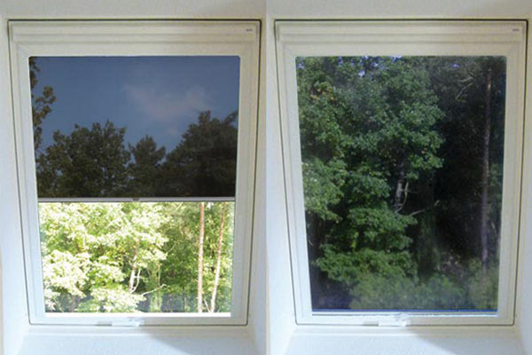 sichtschutzrollos hitzeschutz